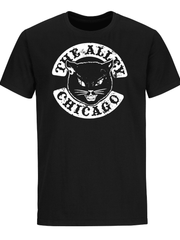 Load image into Gallery viewer, The Alley Black Cat Logo Tshirt
