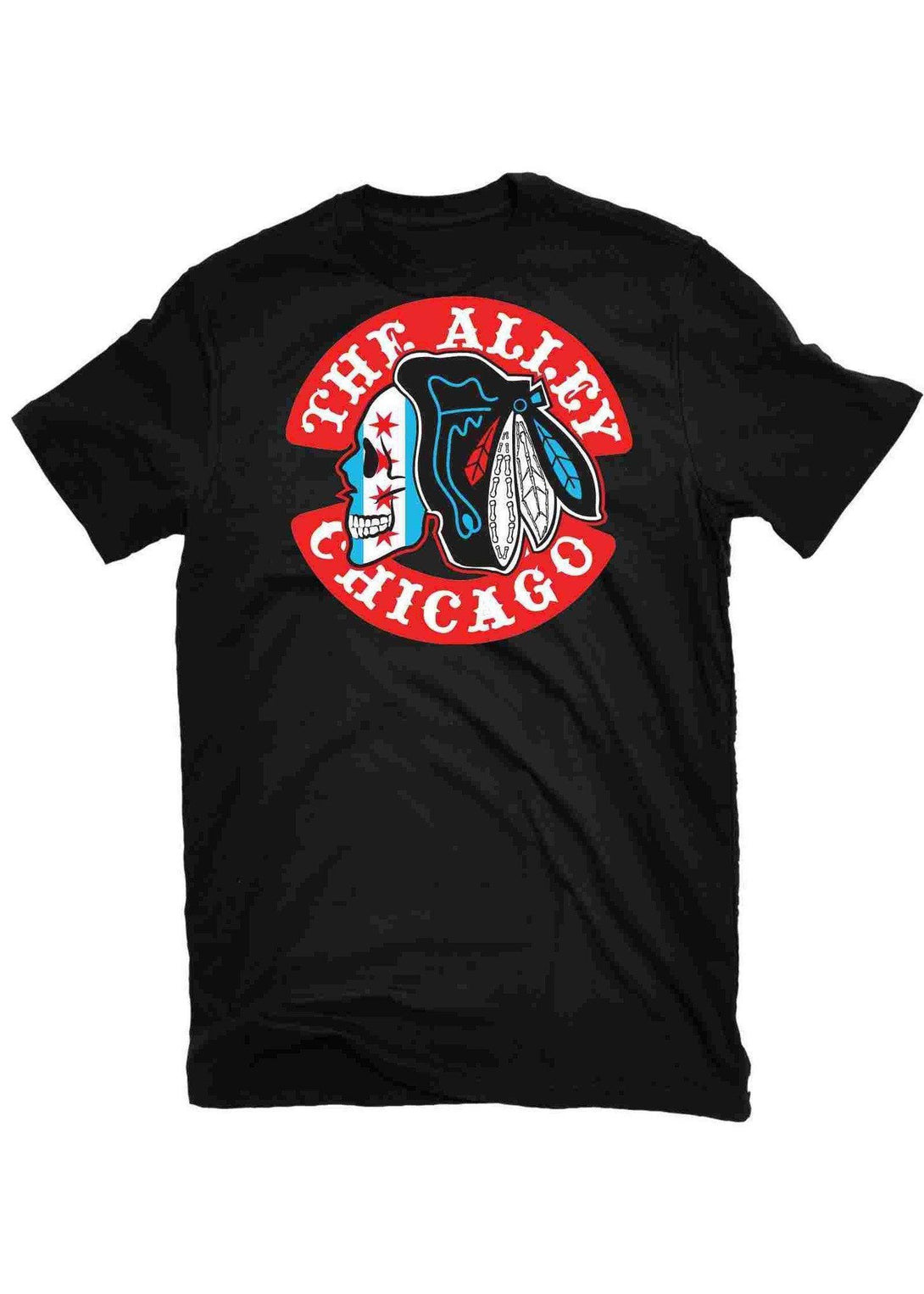 T-Shirts - The Alley Chicago Hockey Parody Flag T-shirt