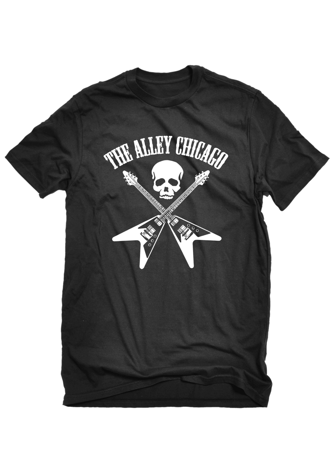 The Alley Flying V Guitars Tshirt - The Alley Chicago