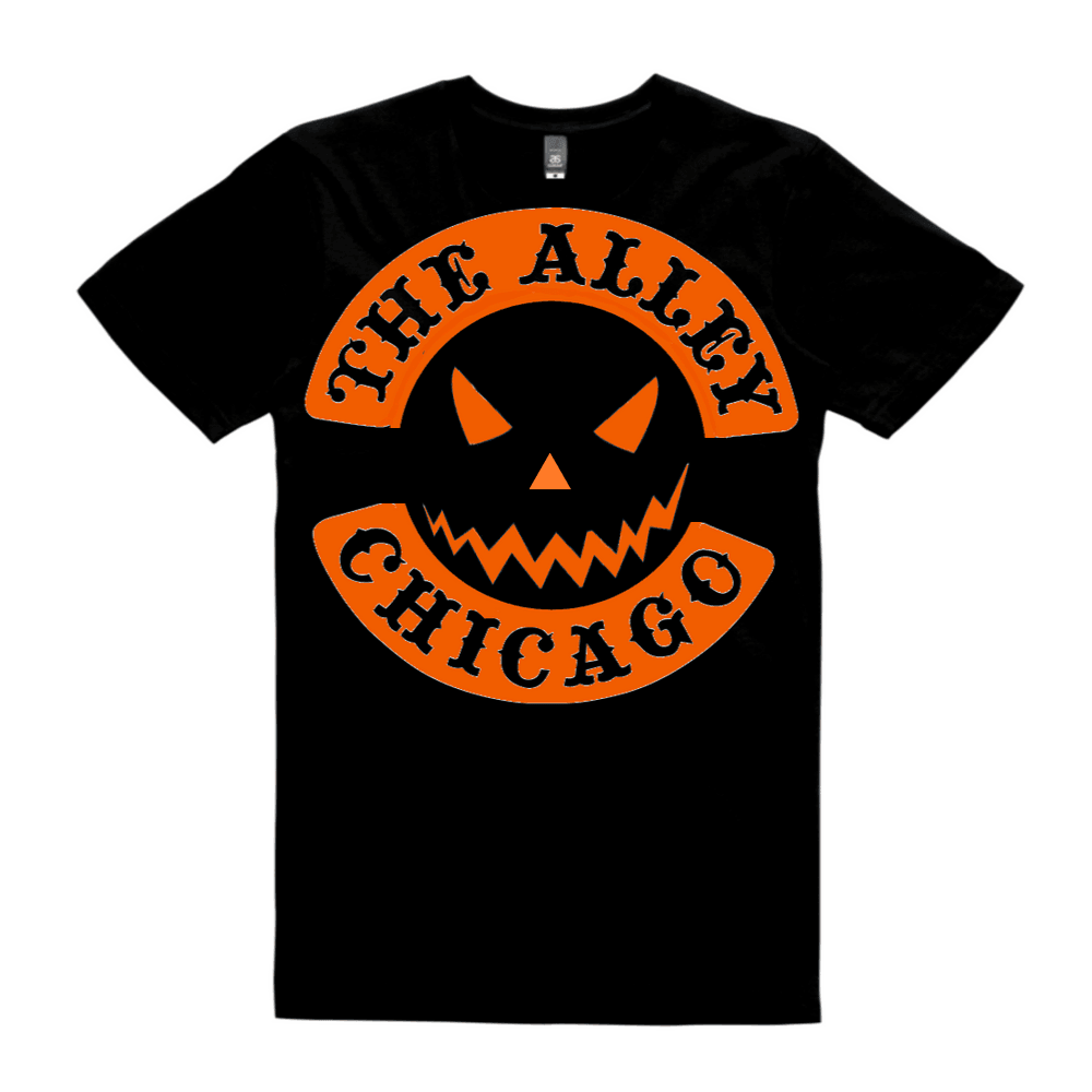 jack o lantern alley logo tshirt and mask pack