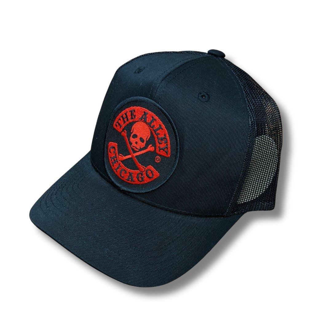 The Alley Red Logo Black Snapback Hat