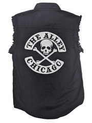 Load image into Gallery viewer, The Alley Sleeveless Button Up Shirt - The Alley Chicago
