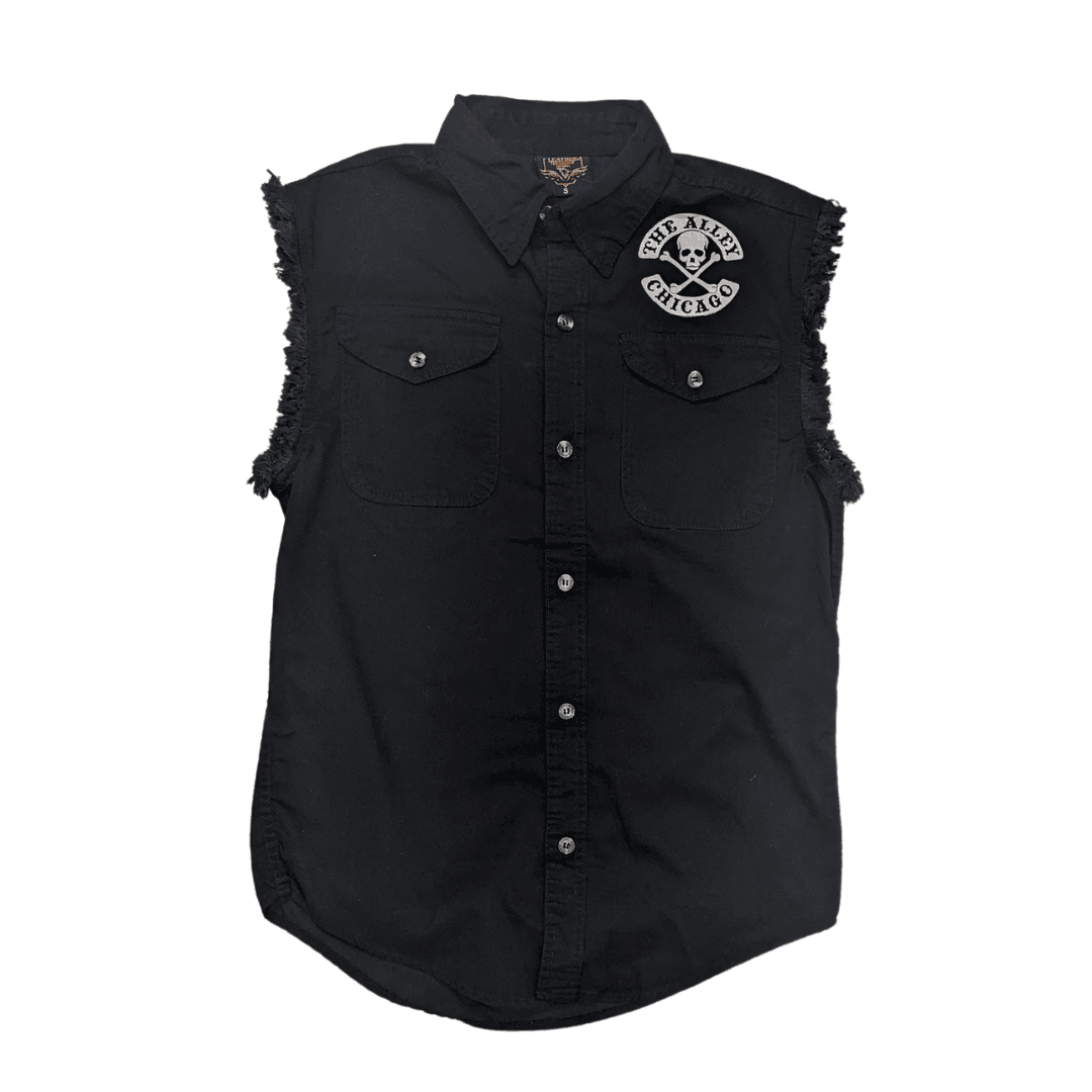 The Alley Sleeveless Button Up Shirt