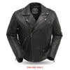 The Enforcer Leather Motorcycle Jacket | The Alley