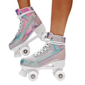 YRU Iridescent Quad Roller Skates