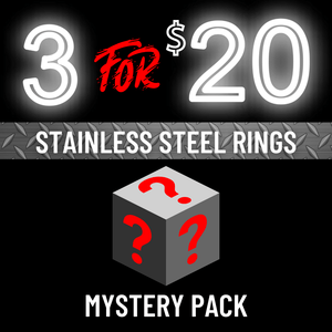 Stainless Steel Ring Mystery 3 Pack | The Alley