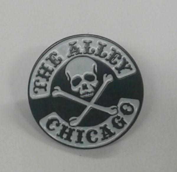 The Alley Classic Skull Logo Hat Pin