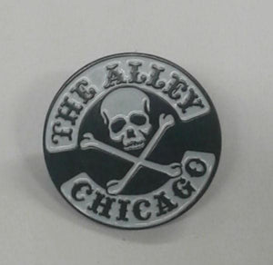 The Alley Classic Skull Logo Hat Pin