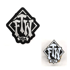 FTW Brand Hat Pin and Patch Set