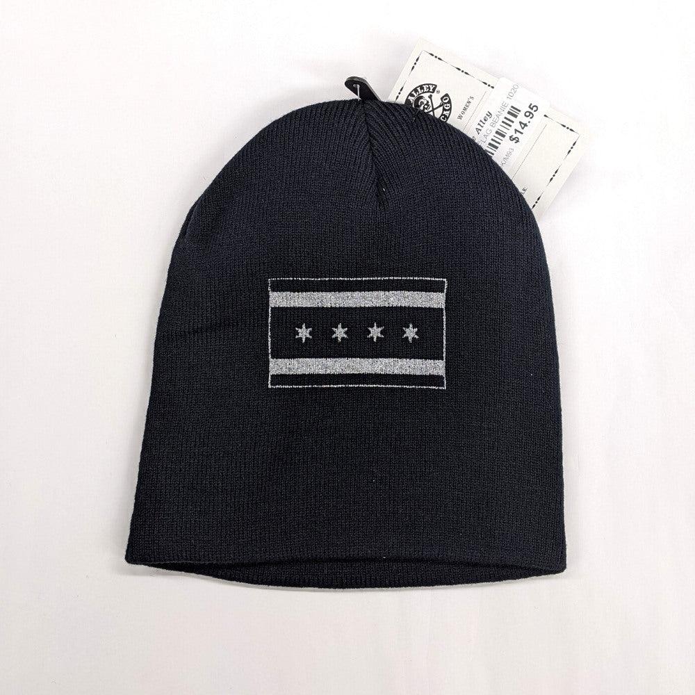 Tactical Chicago Flag Knit Beanie Hat