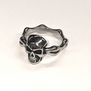 Skull Bone Band Stainless Steel Ring