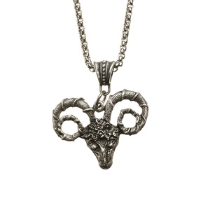 Aries Zodiac Figure Necklace