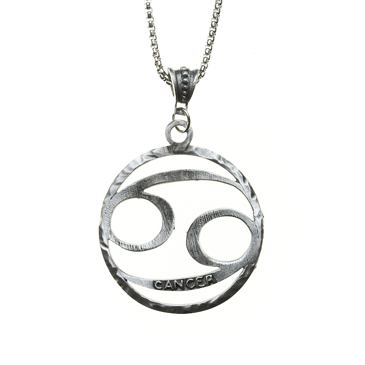 Cancer Zodiac Symbol Necklace