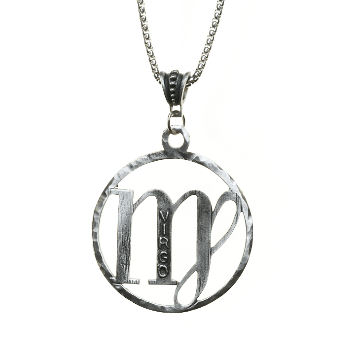 Virgo Zodiac Symbol Necklace