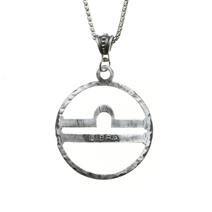 Libra  Zodiac Symbol Necklace