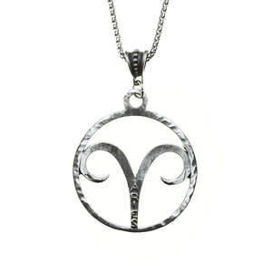 Aries Zodiac Symbol Necklace