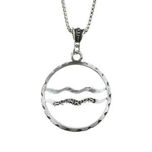 Aquarius Symbol Necklace