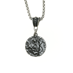 Sagittarius Zodiac Roman Coin Style Necklace