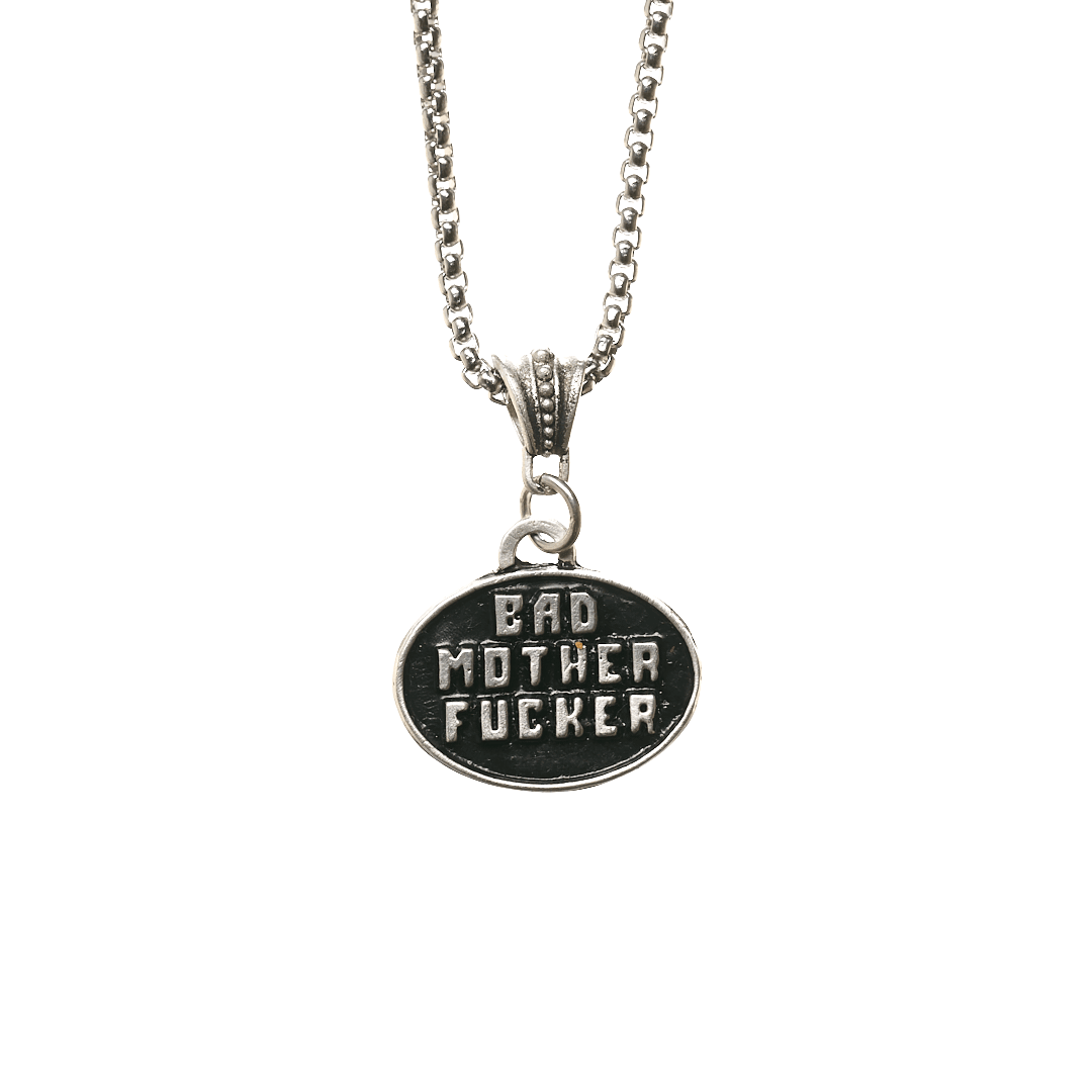 Bad Mother Fucker Steel Chain Necklace