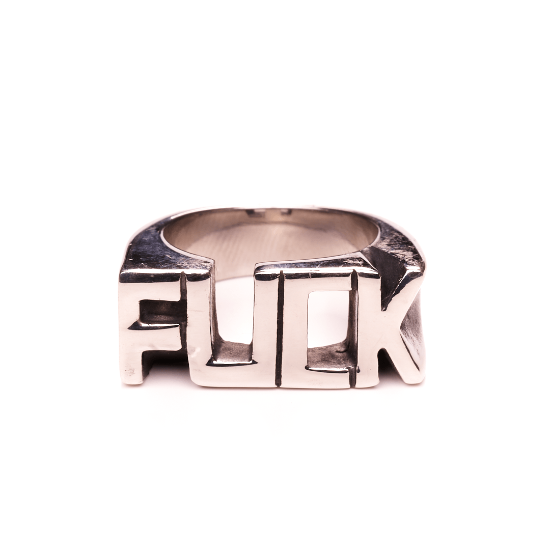 FUCK Band Style Stainless Steel Ring