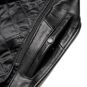 BLACKTOP CLASSIC WOMENS LEATHER MOTORCYCLE JACKET