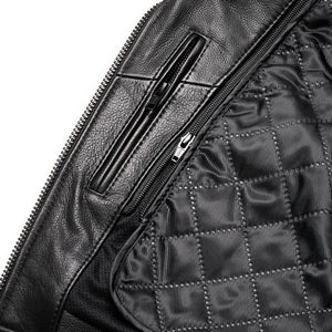 BLACKTOP CLASSIC WOMENS LEATHER MOTORCYCLE JACKET