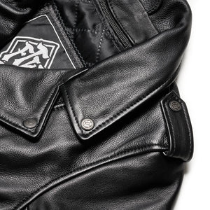 BLACKTOP CLASSIC WOMENS LEATHER MOTORCYCLE JACKET