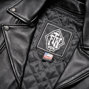 ROAD BORN CLASSIC MENS LEATHER MOTORCYCLE JACKET