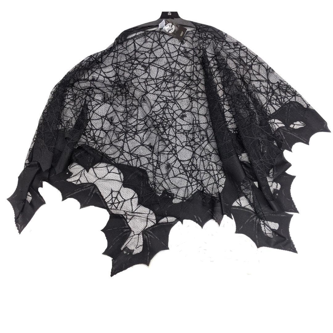 Bat Cape with Spider Web Detail