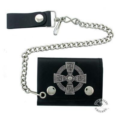 Accessories - Celtic Cross Biker Wallet