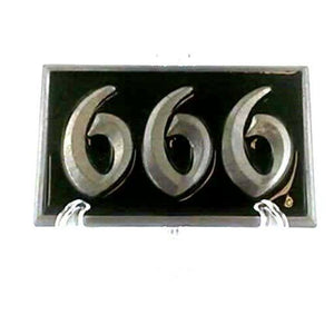 Belts & Buckles - 666 Belt Buckle