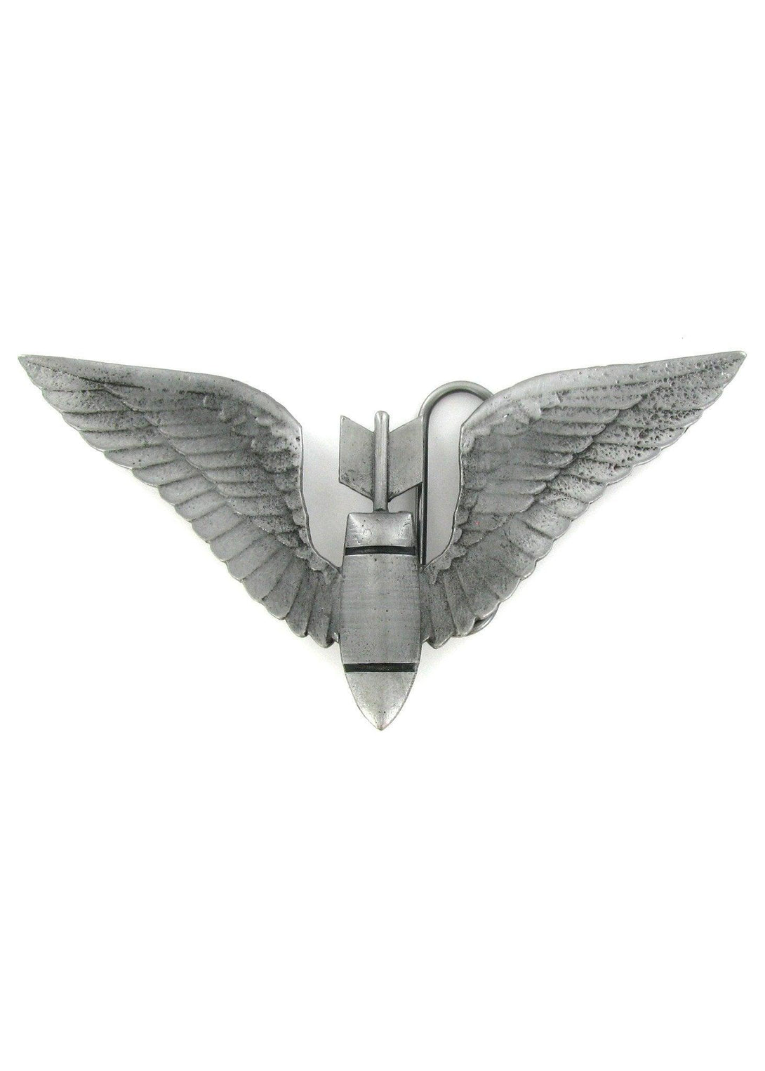 Belts & Buckles - Bomb With Wings Belt Buckle