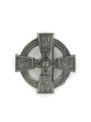 Load image into Gallery viewer, Belts &amp; Buckles - Celtic Knotted Cross Belt Buckle
