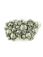Load image into Gallery viewer, Belts &amp; Buckles - Pile Of Skulls Belt Buckle

