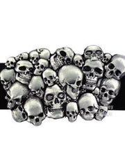 Load image into Gallery viewer, Belts &amp; Buckles - Pile Of Skulls Belt Buckle
