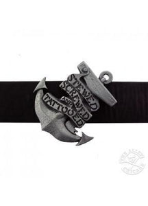 Belts & Buckles - Stewed Screwed And Tattooed Anchor Belt Buckle