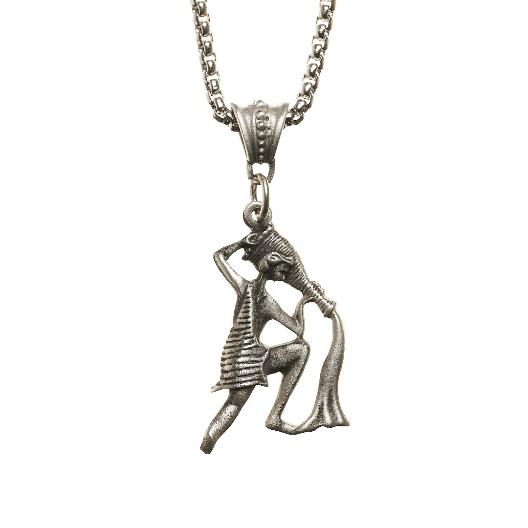 Aquarius Zodiac Figure Necklace